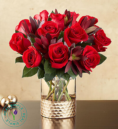 Crimson Rose Bouquet