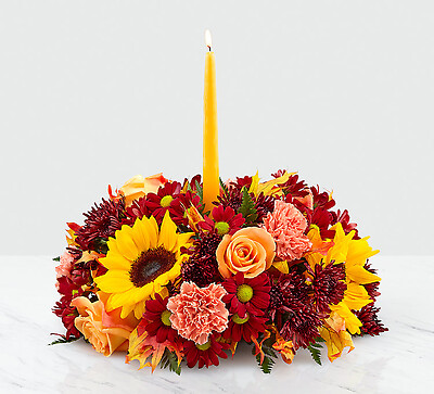 Giving Thanks Candle Centerpiece